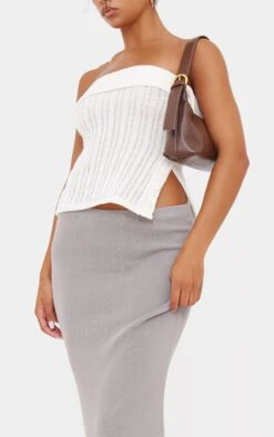 PrettyLittleThing Dove Grey Fine Knit Minimalist Maxi Skirt 8 PrettyLittleThing Dove Grey Fine Knit Minimalist Maxi Skirt -FRAME Clothing Shop d8ec36eb925975060396c609c90e3af04c0fcc28 cnj9175 4