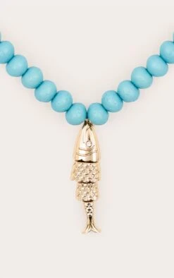 PrettyLittleThing Aqua Beaded Fish Pendant - Whimsical Summer Statement Necklace 5 PrettyLittleThing Aqua Beaded Fish Pendant - Whimsical Summer Statement Necklace -FRAME Clothing Shop d8fba5996768f3a4a51aa9646aa479b9935dd7b9 CNO3405 3 aqua beaded fish pendant necklace