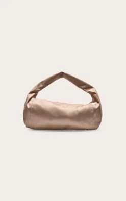 Prettylittlething Mink Oversized Faux Suede Tote