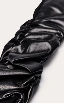 Black Faux Leather Long Ruched Gloves – Longline Fitted Winter Fashion Accessory 5 Black Faux Leather Long Ruched Gloves – Longline Fitted Winter Fashion Accessory -FRAME Clothing Shop dd2f6f2c785fe7d7b9abfaf878577721da1c40e0 CNO1411 3 black faux leather long ruched gloves