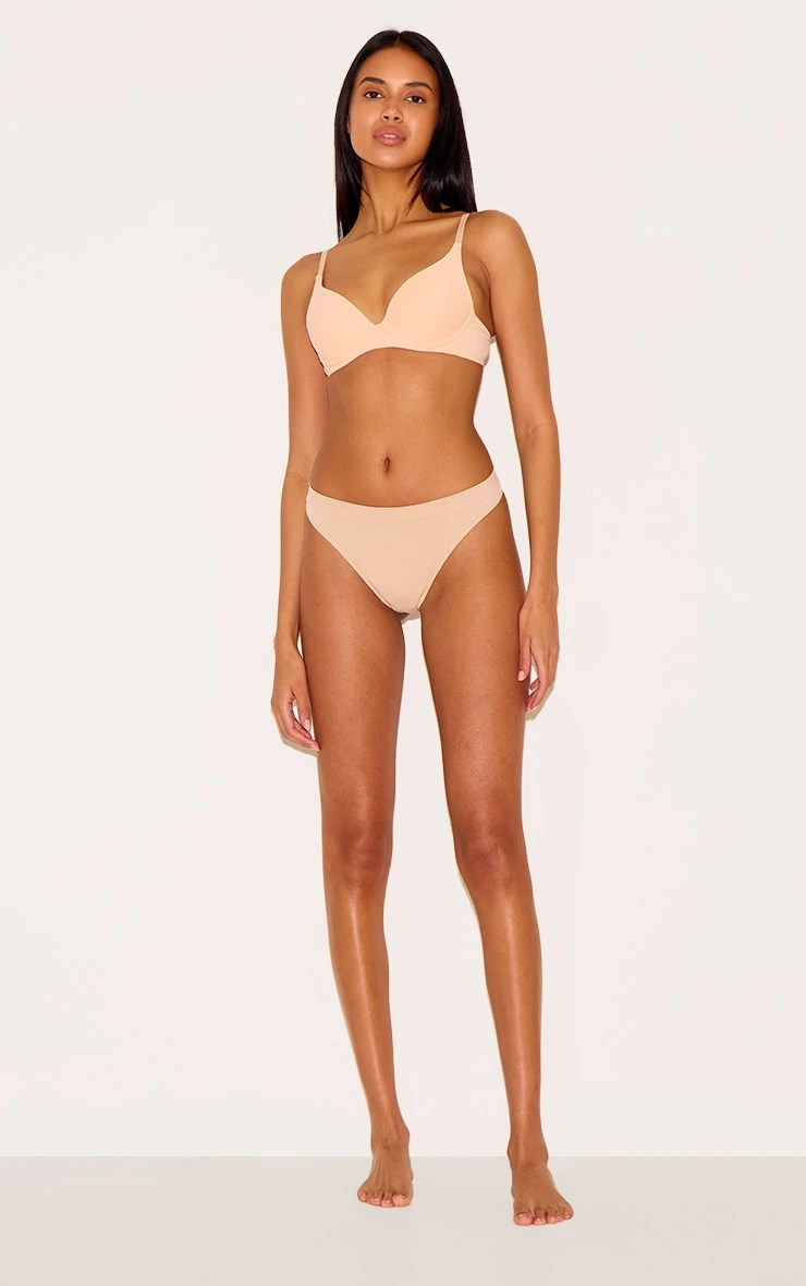 Prettylittlething Light Nude Scoop Cupped Underwired Bra 3 Prettylittlething Light Nude Scoop Cupped Underwired Bra - Image 3