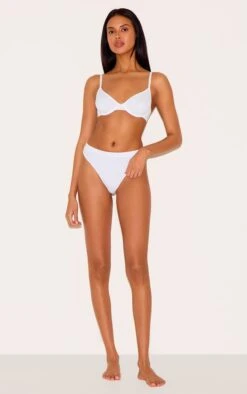 Prettylittlething White Non Cupped Underwired Bra -FRAME Clothing Shop e84a738523d0833f0be00f77ab2f583f95620279 CNL6104 3 white non cupped underwired bra