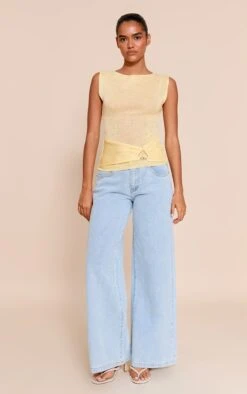 Lemon Boat Neck Filagree Trim Top -FRAME Clothing Shop e862fc98298a8bbf36f30362be8507bef4e8c2a5 CNO0186 3 lemon boat neck filagree trim top