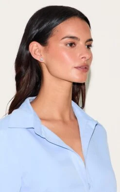 PrettyLittleThing Valeane Silver Geometric Square Crystal Stud Earrings -FRAME Clothing Shop e93f36cc866f08bd964bb5500ce2d449a6f6c06b CLR3896 3 valeane silver crystal studs