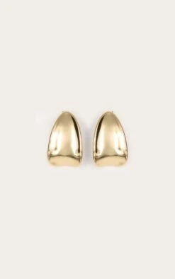 Prettylittlething Gold Curve Statement Earrings -FRAME Clothing Shop ea596d9ac8ccc040da6a5540ddfbe669a82adb91 CNM2810 1 gold curve statement earrings