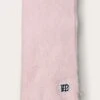 PrettyLittleThing Baby Pink Oversized Brushed Knit Scarf with Tassel Edge