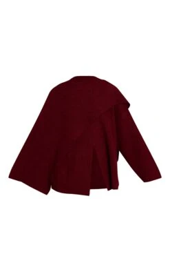 Burgundy Scarf Detail Soft Knit Sweater -FRAME Clothing Shop eeaffdacbc0971246bf59a16e876258966ba0722 CNN9694 5 burgundy scarf detail soft knit jumper