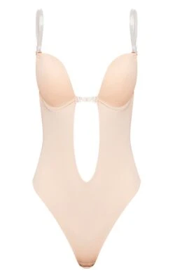 Prettylittlething Nude Shapewear Plunge Body -FRAME Clothing Shop f0599f587b8c49edf17ce8ca23198e8261ec4de8 CLS8625 7