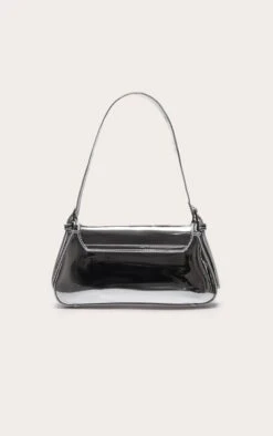 PrettyLittleThing Silver Metallic Trapeze Shoulder Bag – High-Shine Architectural Handbag 7 PrettyLittleThing Silver Metallic Trapeze Shoulder Bag – High-Shine Architectural Handbag -FRAME Clothing Shop f1e3f9e8d445e9dbacad5209f89452b9995269e3 CND6360 3 silver metallic trapeze shoulder bag