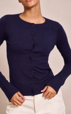 Prettylittlething Navy Button Through Fine Knit Cardigan 8 Prettylittlething Navy Button Through Fine Knit Cardigan -FRAME Clothing Shop f26fdffd25d75c464a73d7ab832d15f971cadfee CNN6355 4 navy button through fine knit cardigan