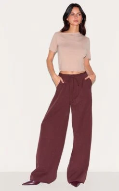 Prettylittlething Taupe Basic Knit Asymmetric Neckline Top -FRAME Clothing Shop f4117717b572e9c98163b6efc2bf3c26aaa1881c CNL6038 3 taupe basic knit asymmetric neckline top