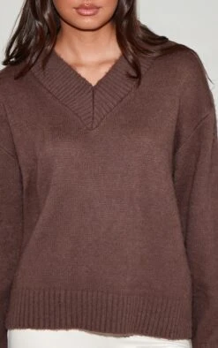 Prettylittlething Mink Brushed Laguna Knit V Neck Sweater 8 Prettylittlething Mink Brushed Laguna Knit V Neck Sweater -FRAME Clothing Shop f6e54509f8bf71f5e1f50fa03c6bc6f4160679df CNO9312 4 mink brushed laguna knit v neck jumper