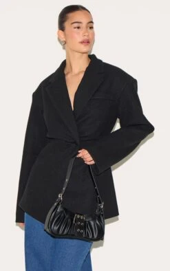 PrettyLittleThing Black PU Eyelet Buckle Shoulder Bag – Edgy Faux Leather Handbag -FRAME Clothing Shop fa8d711d8cbfaee3c0d3a1e28e364e6b8aabf35c CNC1890 5 black pu eyelet buckle shoulder bag