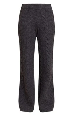 Charcoal Cable Knit Pants 9 Charcoal Cable Knit Pants -FRAME Clothing Shop fda5d3c79c7648af1ef7c40598e830f0a6b26eb4 CNN9455 5 charcoal cable knit trousers